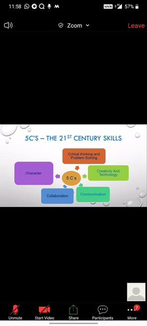 St. Mark's Girls School, Meera Bagh - Webinar: Traditional Teaching to 21st Century teaching : Click to Enlarge