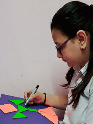 St. Mark's Girls School, Meera Bagh - Maths Activity Workshop for Classes 6 to 9 : Click to Enlarge