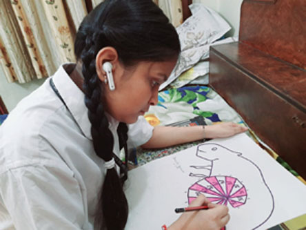 St. Mark's Girls School, Meera Bagh - Maths Activity Workshop for Classes 6 to 9 : Click to Enlarge