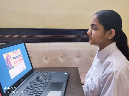 St. Mark's Girls School, Meera Bagh - Tracking the Tiger Webinar : Click to Enlarge