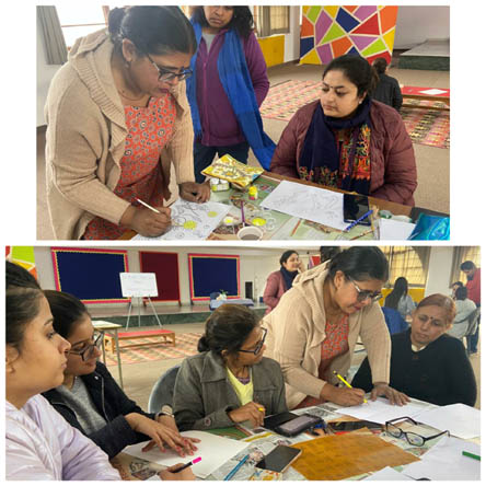 St. Mark's World School, Meera Bagh - Handicraft Workshop for Classes VI to XII : Click to Enlarge