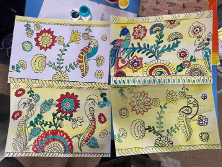 St. Mark's World School, Meera Bagh - Handicraft Workshop for Classes VI to XII : Click to Enlarge