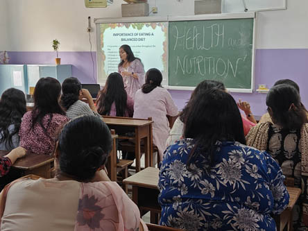 St. Mark's World School, Meera Bagh - Health and Nutrition Workshop : Click to Enlarge