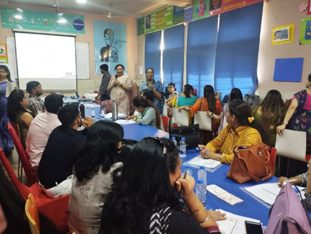 St. Mark's World School, Meera Bagh - Workshop on Learning Outcomes and Pedagogies conducted by Dr. Shergill : Click to Enlarge