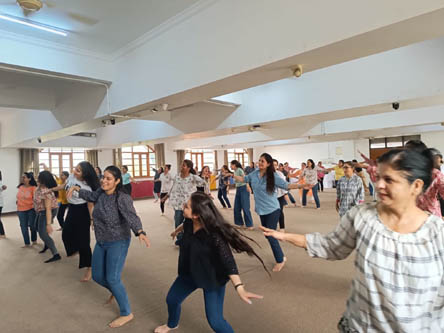 St. Mark's World School, Meera Bagh - Zumba Workshop : Click to Enlarge