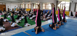 SMS, Girls School - Yoga Activity : Click to Enlarge