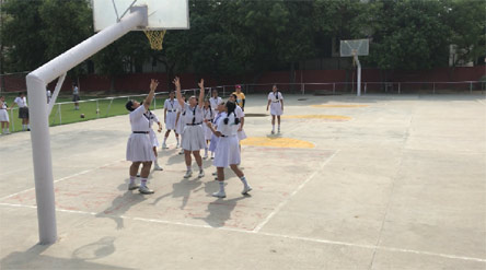 SMS, Girls School - Basket Ball Activity : Click to Enlarge