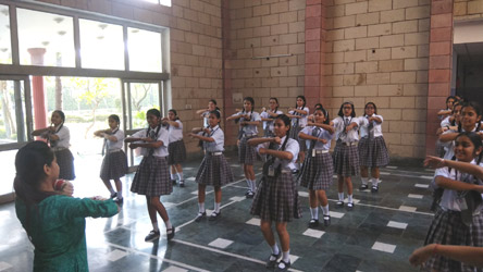 SMS, Girls School - Dance Activity : Click to Enlarge